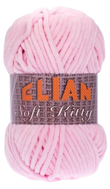 Pletací příze Elian Soft Kitty 97429 - růžová