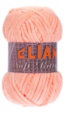 Pletací příze Elian Soft Kitty 97430 - oranžová