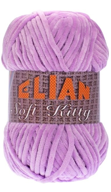 Pletací příze Elian Soft Kitty 97431 - fialová