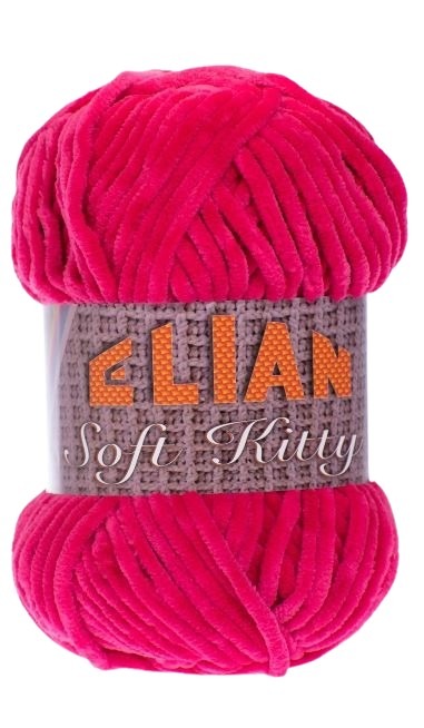 Pletací příze Elian Soft Kitty 97432 - růžová