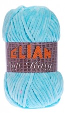 Pletací příze Elian Soft Kitty 97433 - modrá