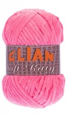 Pletací příze Elian Soft Kitty 97444 - růžová