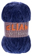 Pletací příze Elian Soft Kitty 97448 - modrá