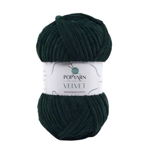 Pletací příze Velvet B014 - zelená