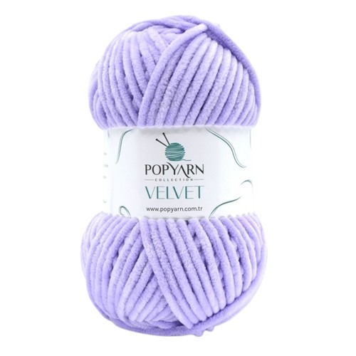 Knitting yarn Velvet B016 - lila