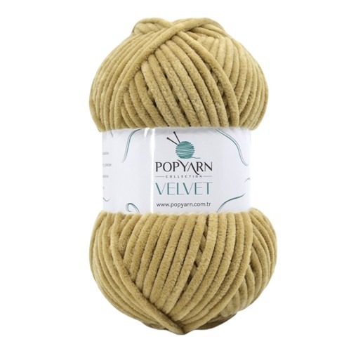 Žinylková příze POPYARN Velvet B018 - béžová