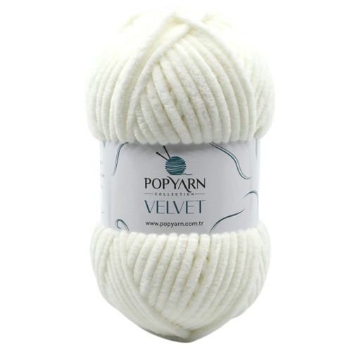 Knitting yarn Velvet B02  - cream