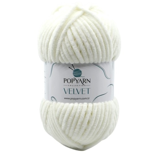 Fil à tricoter Velvet B02 - crème