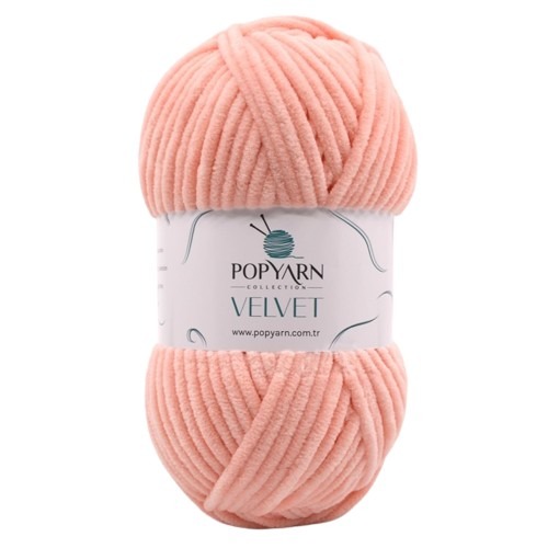 Knitting yarn Velvet B021 - orange