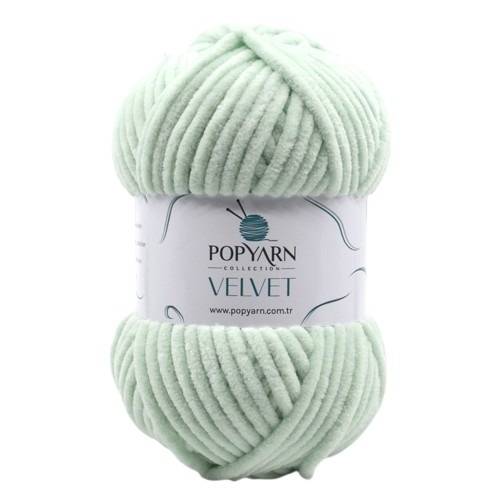 Žinylková příze POPYARN Velvet B022 - zelená