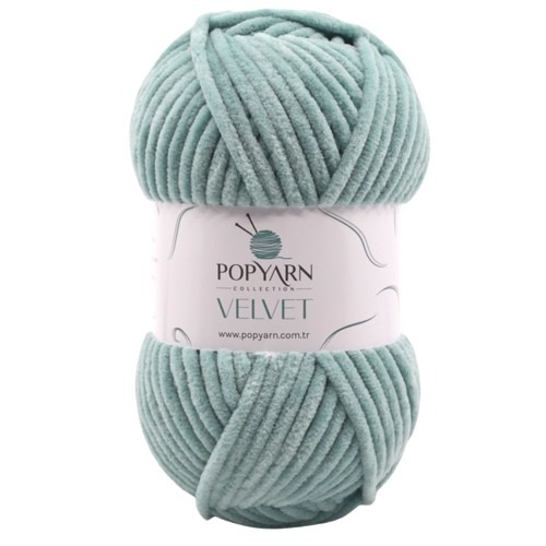 Žinylková příze POPYARN  Velvet B023 - zelená