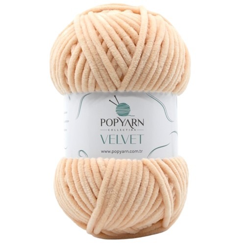 Knitting yarn Velvet B024 - orange