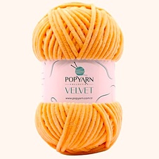 Fil à tricoter Velvet B040 - orange
