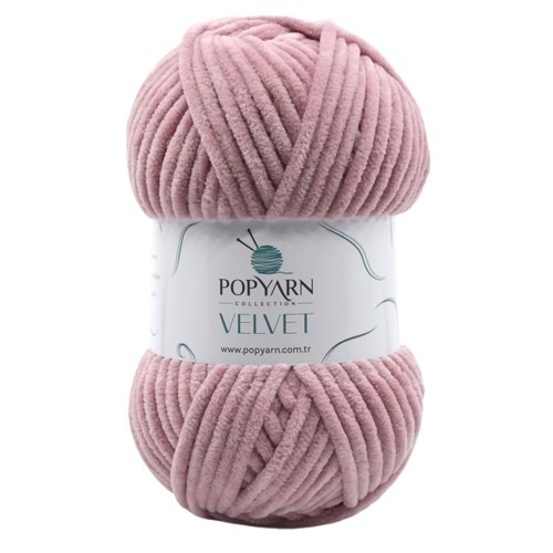 Fil à tricoter Velvet B07 - rose