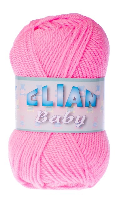 Pletací příze Elian Baby 12382 - růžová