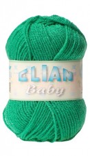 Pletací příze Elian Baby 1594 - zelená