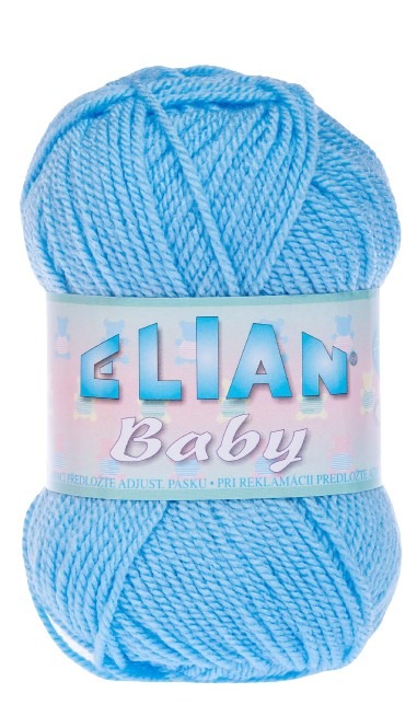 Pletací příze Elian Baby 6723 - modrá