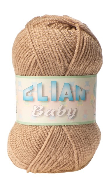 Pletací příze Elian Baby 6792 - hnědá