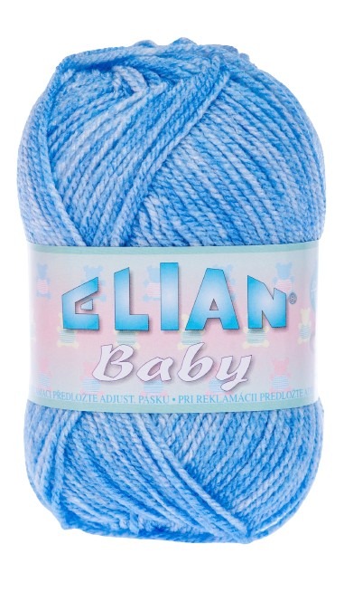 Příze Elian Baby 706 - modrá