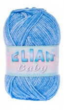 Pletací příze Elian Baby 706 - modrá