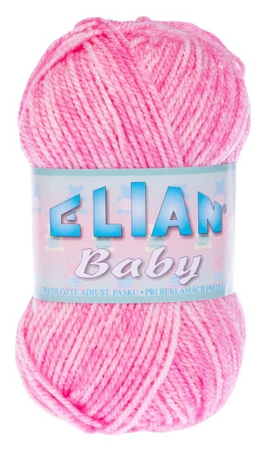 Příze Elian Baby 709 - růžová