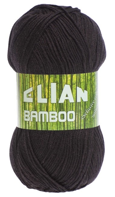 Knitting yarn Bamboo 217 - black