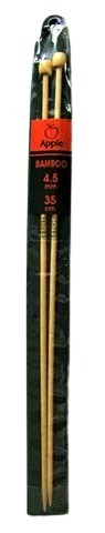 Druty proste bambusowe - 4,5 mm