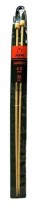 Pletací jehlice rovné bambusové - 4,5 mm