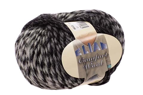 Příze Elian Comfort Wool 458 - černá