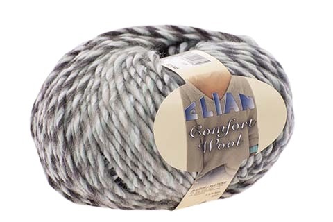 Fil à tricoter Comfort Wool 460 - grise