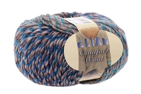 Příze Elian Comfort Wool 462 - modrá