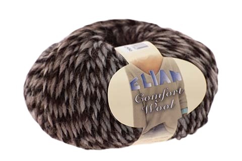 Knitting yarn Comfort Wool 463 - brown