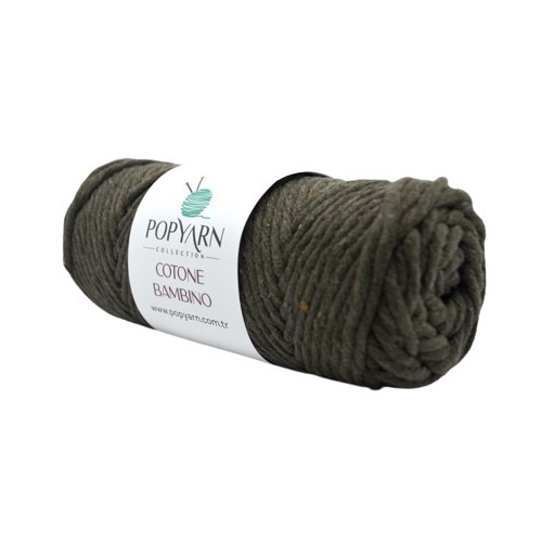 Příze Cotone bambino B122 - hnědá, 250g 60m 