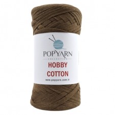 Příze Hobby cotton B5 - hnědá, 250g 150m