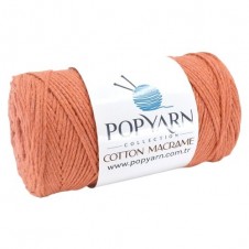 Příze Cotton Macrame B011 - oranžová, 250g 190m