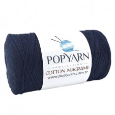 Příze Cotton Macrame B016 - modrá, 250g 190m