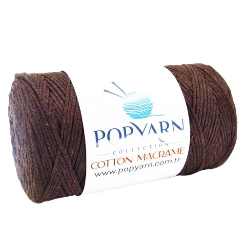 Příze Cotton Macrame B017 - hnědá