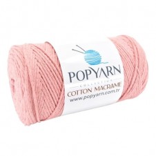 Příze Cotton Macrame B023 - růžová, 250g 190m