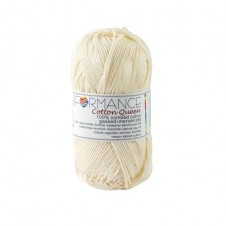 Bavlněná příze Cotton Queen 102 - béžová 50g 125m