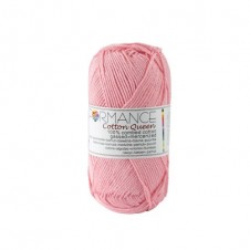 Bavlněná příze Cotton Queen 152 - růžová 50g 125m