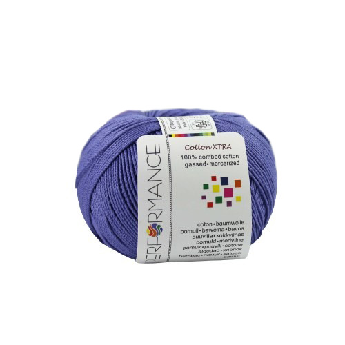 příze Cotton Xtra 74 - fialová 