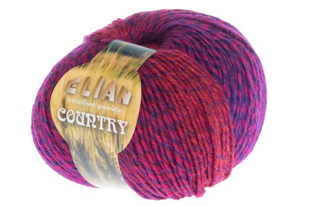 Knitting yarn Country 20549 - red