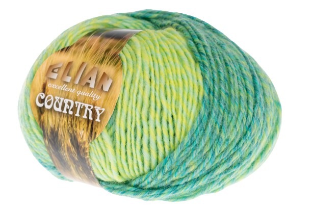 Knitting yarn Country 20552 - green