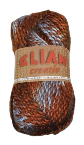 Knitting yarn Creativ 85800 - brown