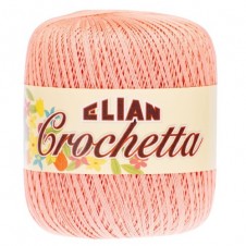 Háčkovací příze Crochetta 3206 - lososová