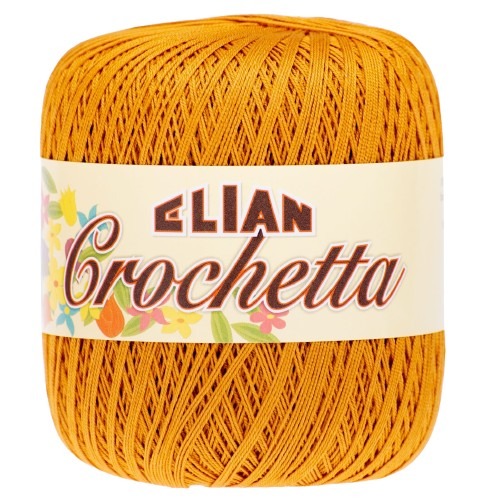 Příze Elian Crochetta 3215 - okrová