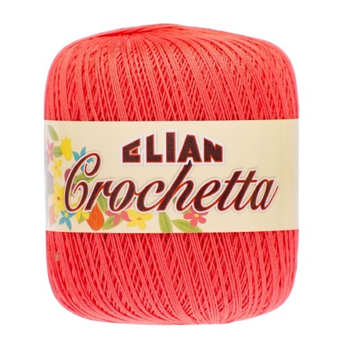 příze Elian Crochetta 3218 - červeno růžová