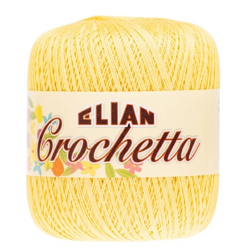 Háčkovací příze Crochetta 3241 - žlutá