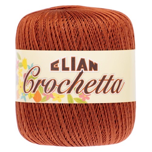 Příze Elian Crochetta 3246 - hnědá