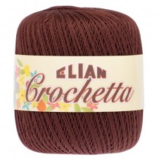 Háčkovací příze Crochetta 3247 - hnědá
